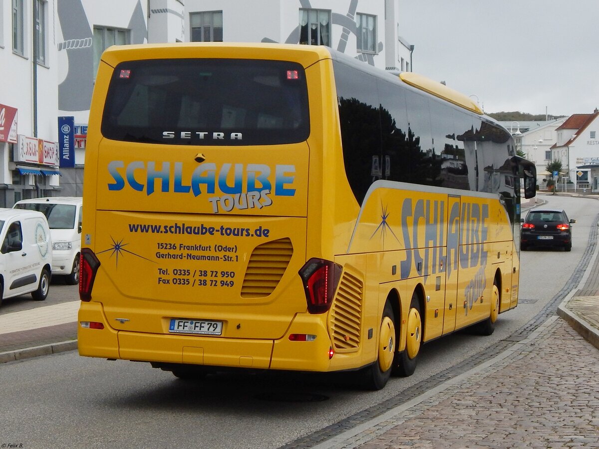 Setra 516 HD von Schlaube aus Deutschland in Sassnitz am 29.09.2019