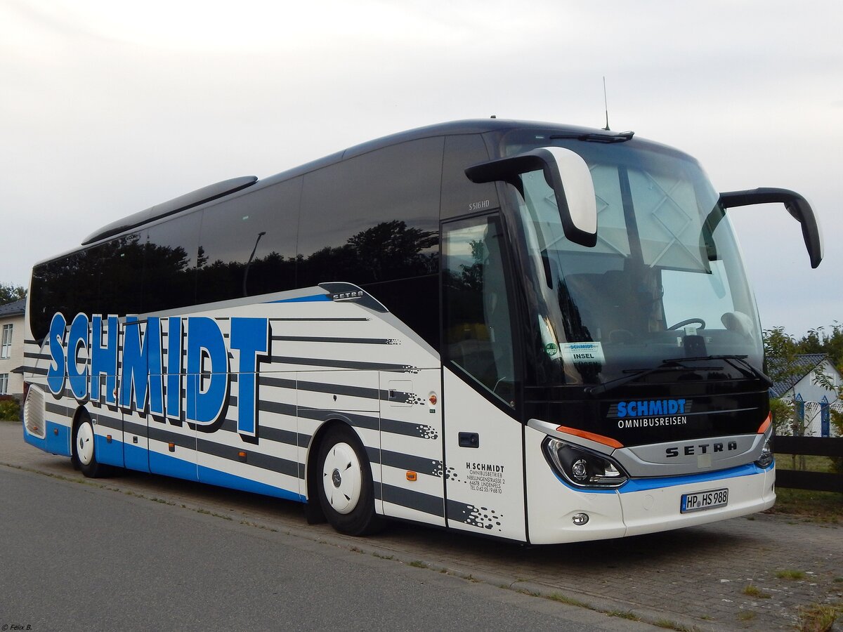 Setra 516 HD von Schmidt aus Deutschland in Sassnitz am 07.09.2019