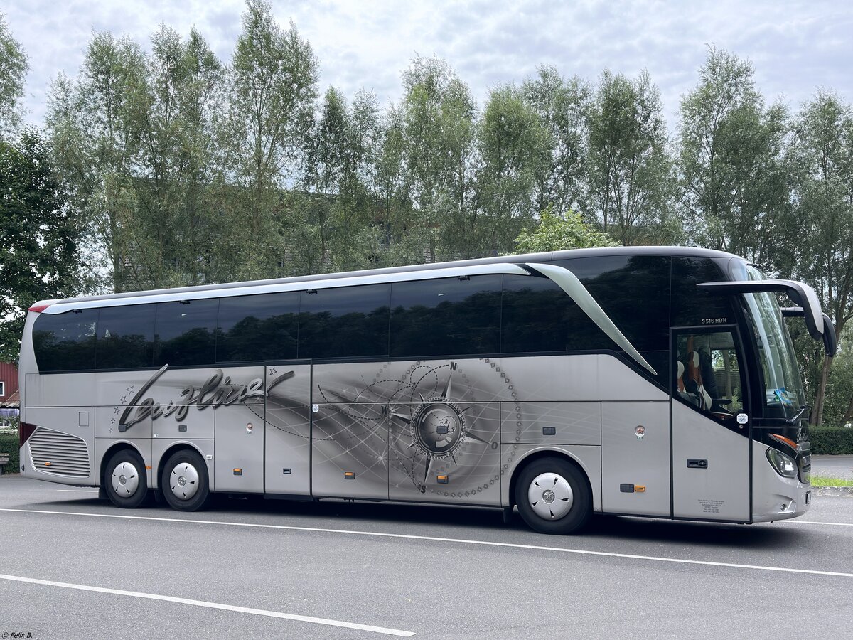 Setra 516 HDH von Lenz Tour - Retour Reisen aus Deutschland in Plau am See am 10.07.2024