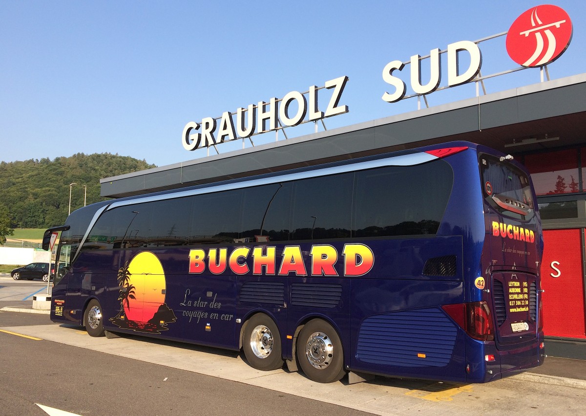 Setra 516 HDH n° 42, Buchard, près de Berne juillet 2015