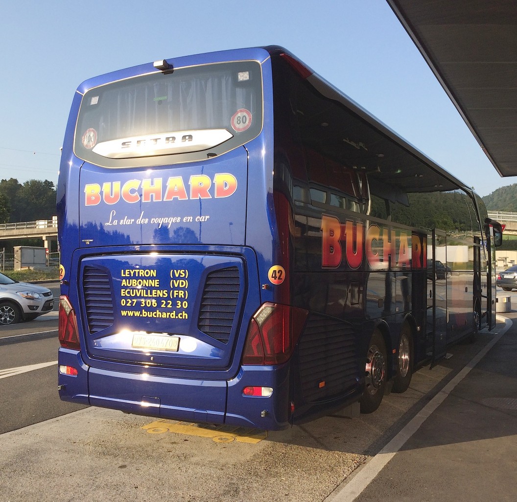 Setra 516 HDH n° 42, Buchard, près de Berne juillet 2015