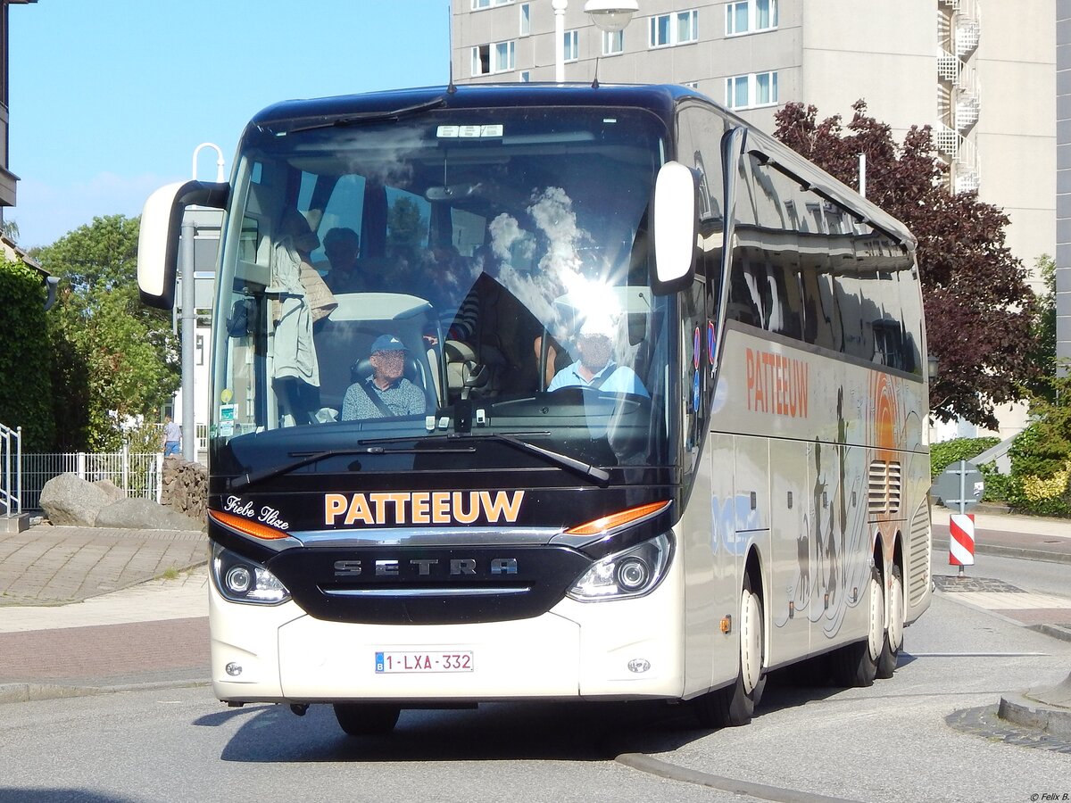 Setra 516 HDH von Patteeuw aus Belgien in Sassnitz am 08.06.2019