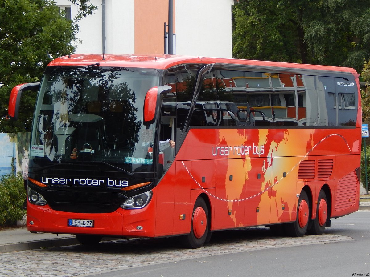 Setra 516 HDH von URB aus Deutschland in Binz am 15.08.2018