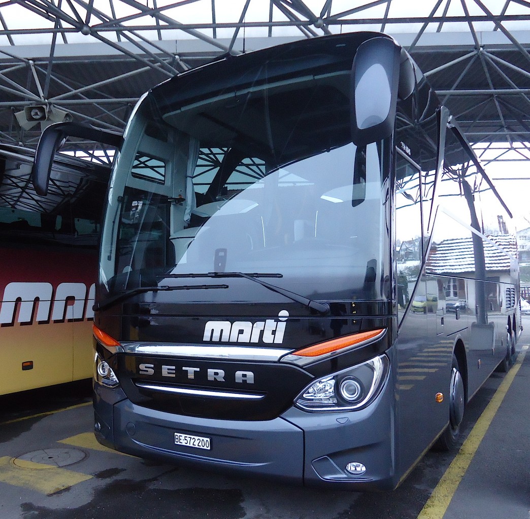 Setra 516 HDH version VIP, Marti, Kallnach janvier 2015. 