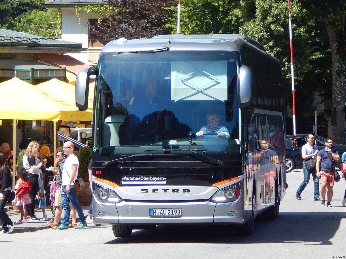 Setra 517 HD von Autobus Oberbayern aus Deutschland in Hohenschwangau am 11.08.2015 