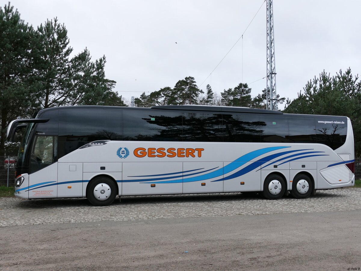 Setra 517 HD von Gessert aus Deutschland in Binz am 18.02.2020