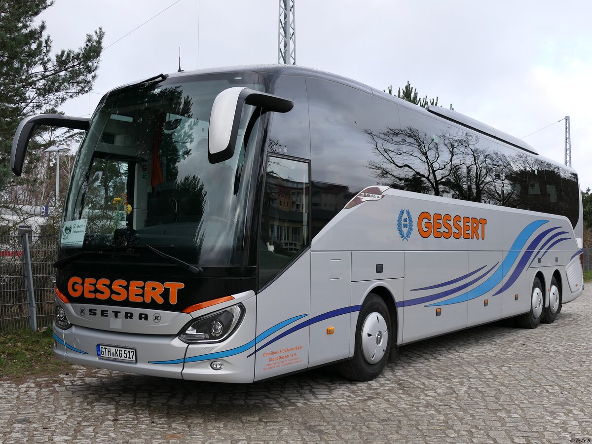 Setra 517 HD von Gessert aus Deutschland in Binz am 18.02.2020