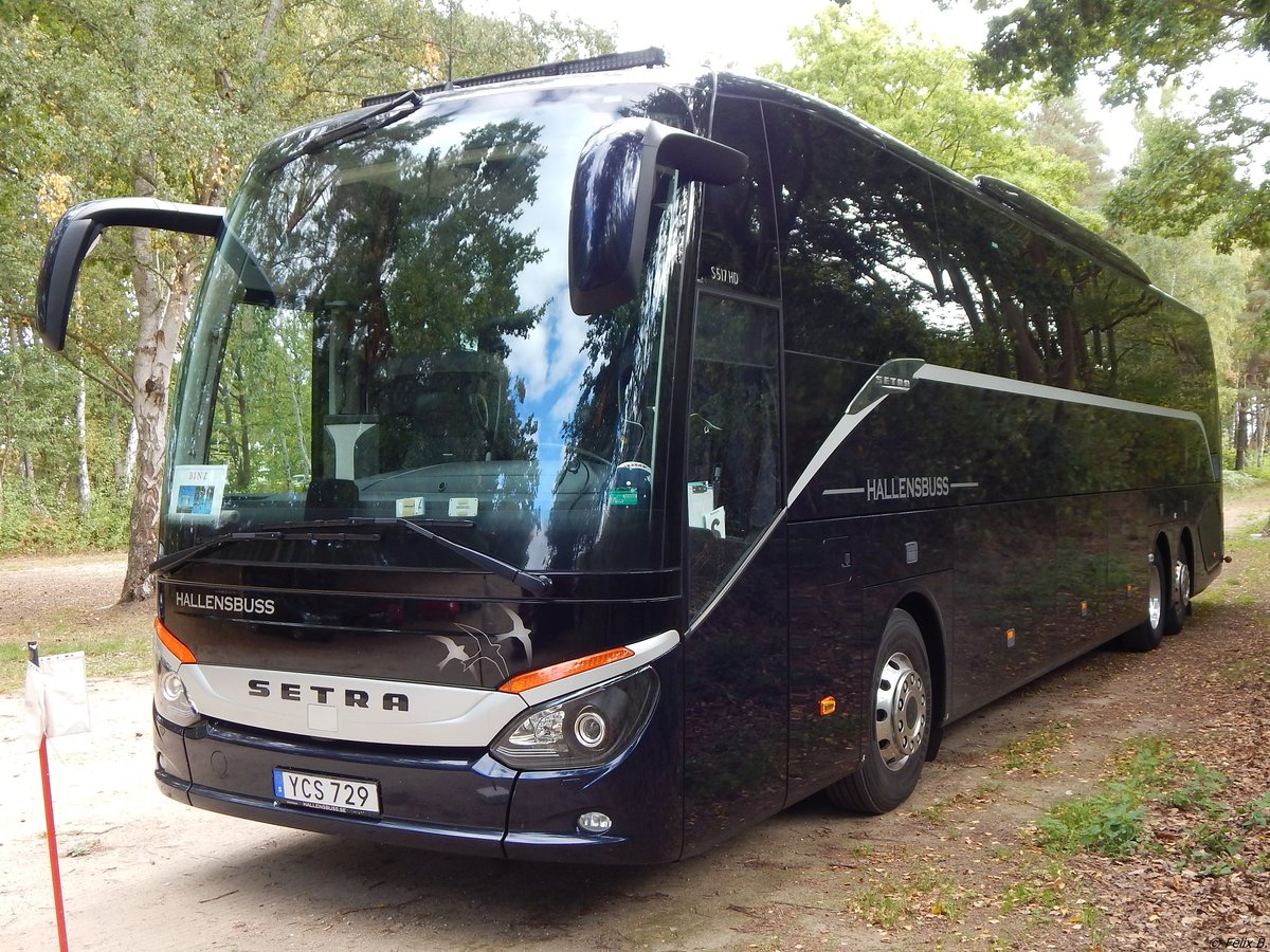 Setra 517 HD von Hallensbuss  aus Schweden in Binz am 15.09.2018