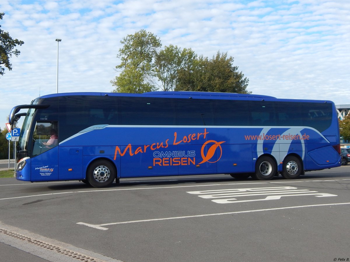 Setra 517 HD von Losert-Reisen aus Deutschland in Neubrandenburg am 30.09.2018