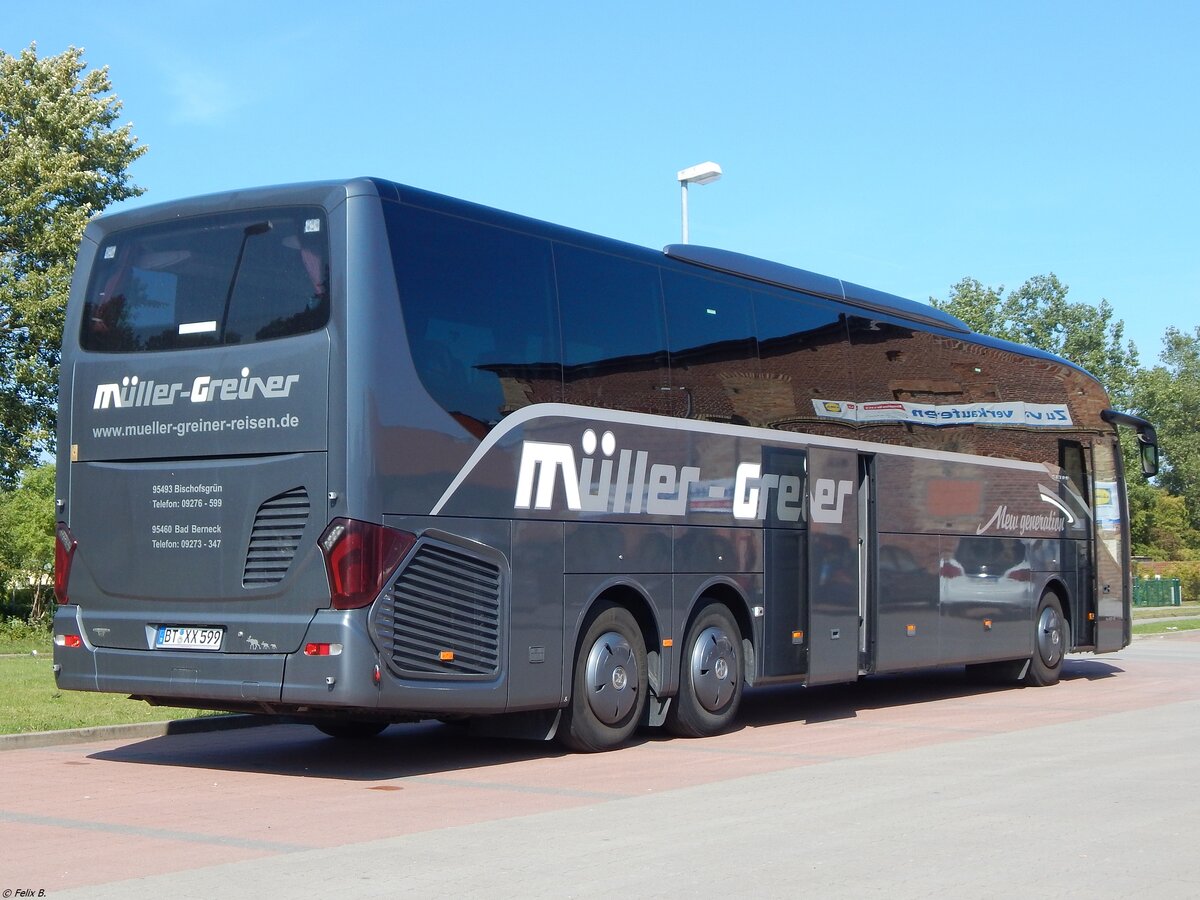 Setra 517 HD von Müller-Greiner aus Deutschland in Sassnitz am 25.08.2019