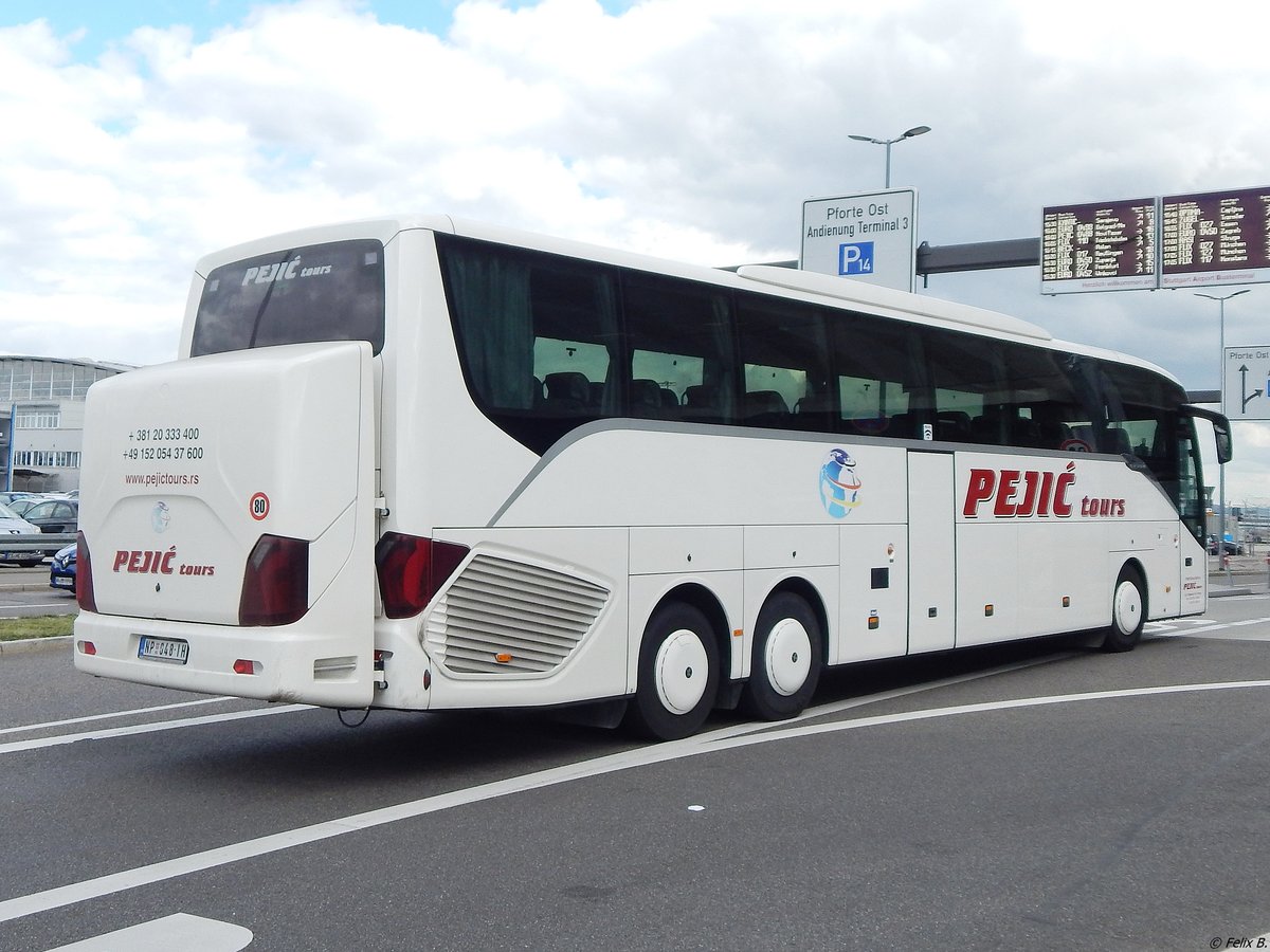 Setra 517 HD von Pejić Tours aus Serbien in Stuttgart am 22.06.2018