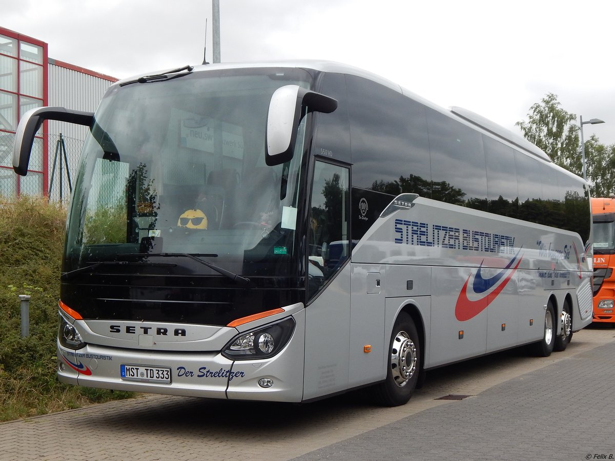 Setra 517 HD von Strelitzer Bustouristik aus Deutschland in Neubrandenburg am 07.07.2018