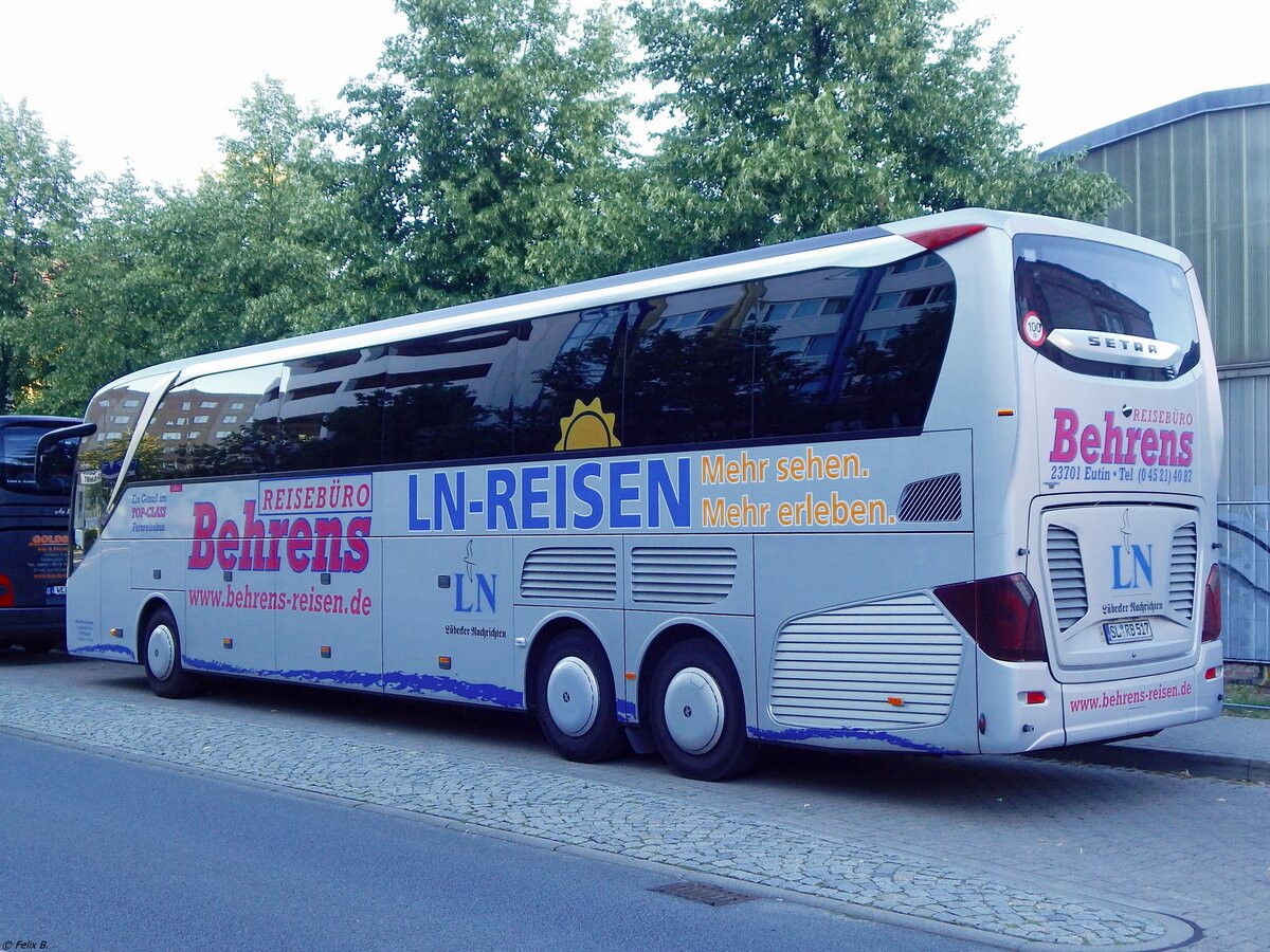 Setra 517 HDH von Reisedienst Lausen aus Deutschland in Neubrandenburg am 24.07.2019