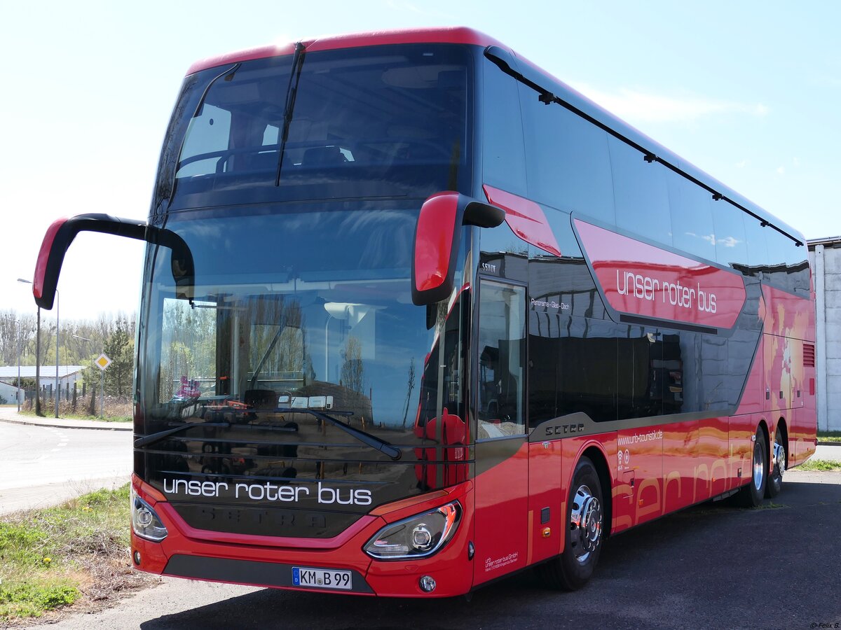 Setra 531 DT von URB aus Deutschland in Ueckermünde am 19.04.2020