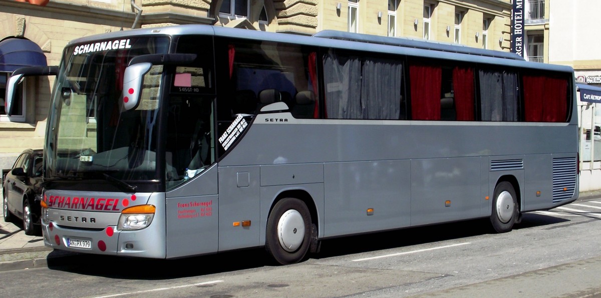 Setra Reisebus am 17.08.13 in Frankfurt am Main 