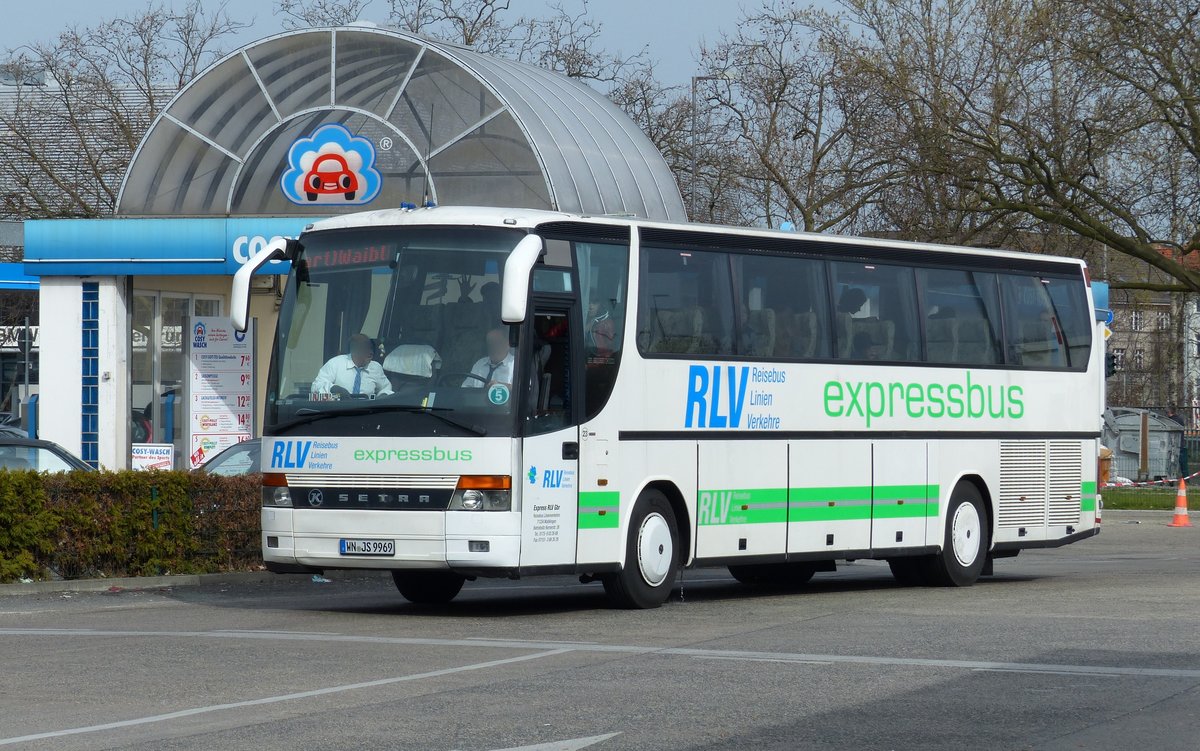Setra S 315 HD, RLV-''Reisebus Linien Verkehre'' (RLV Express Gbr.). Berlin ZOB, bereits im April 2016.