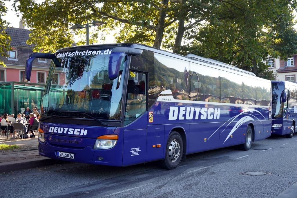 Setra S 415 GT  Deutsch , Heidelberg Oktober 2021
