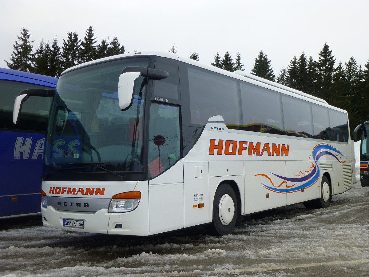 Setra S 415 GT-HD  Hofmann , Feldberg/Schwarzwald 08.02.2014
