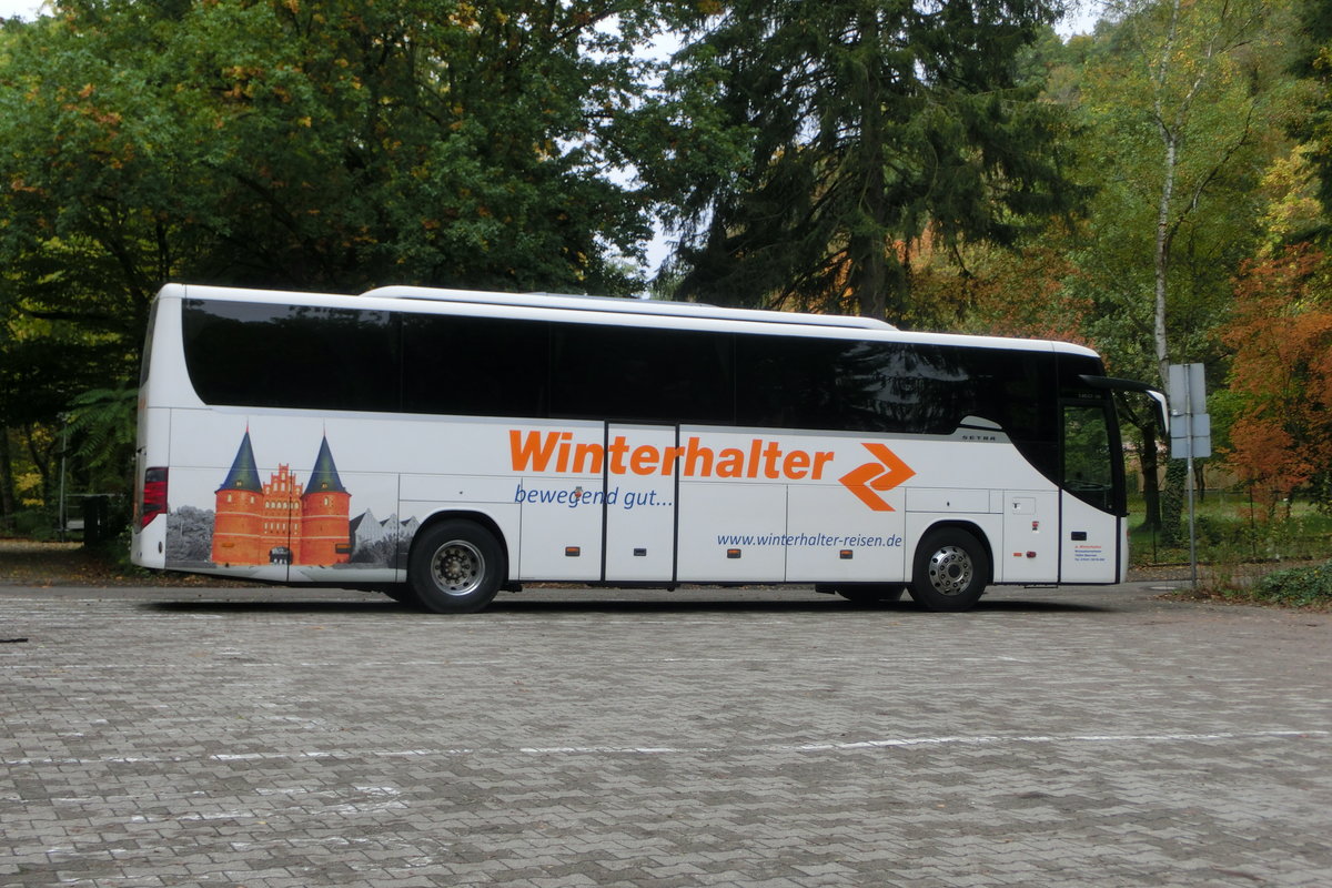 Setra S 415 GT-HD von Winterhalter Reisen am 21.10.2016 in Bad Bergzabern