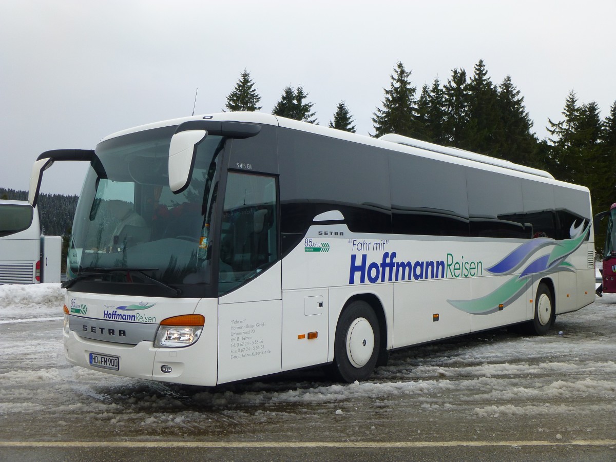 Setra S 415 GT  Hoffmann , Feldberg/Schwarzwald 08.02.2014