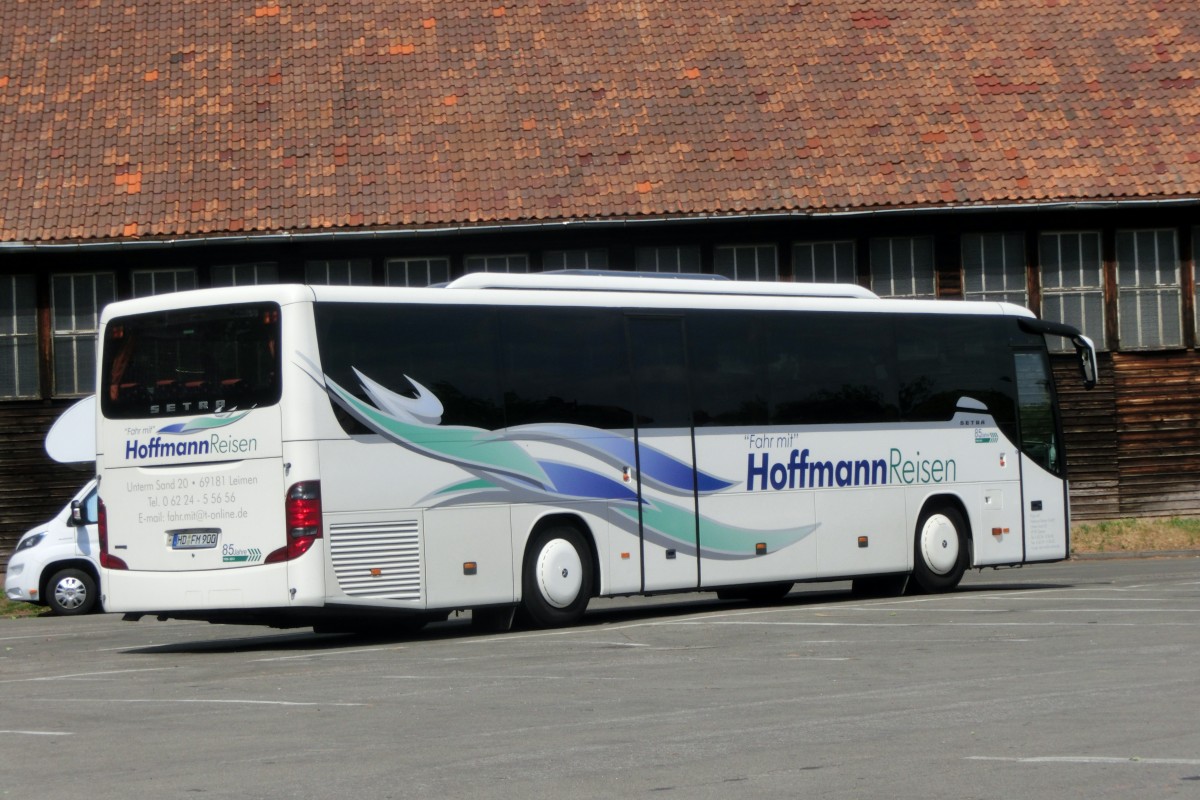 Setra S 415 GT von Hoffmann Reisen am 09.07.2015 in Landau/Pfalz