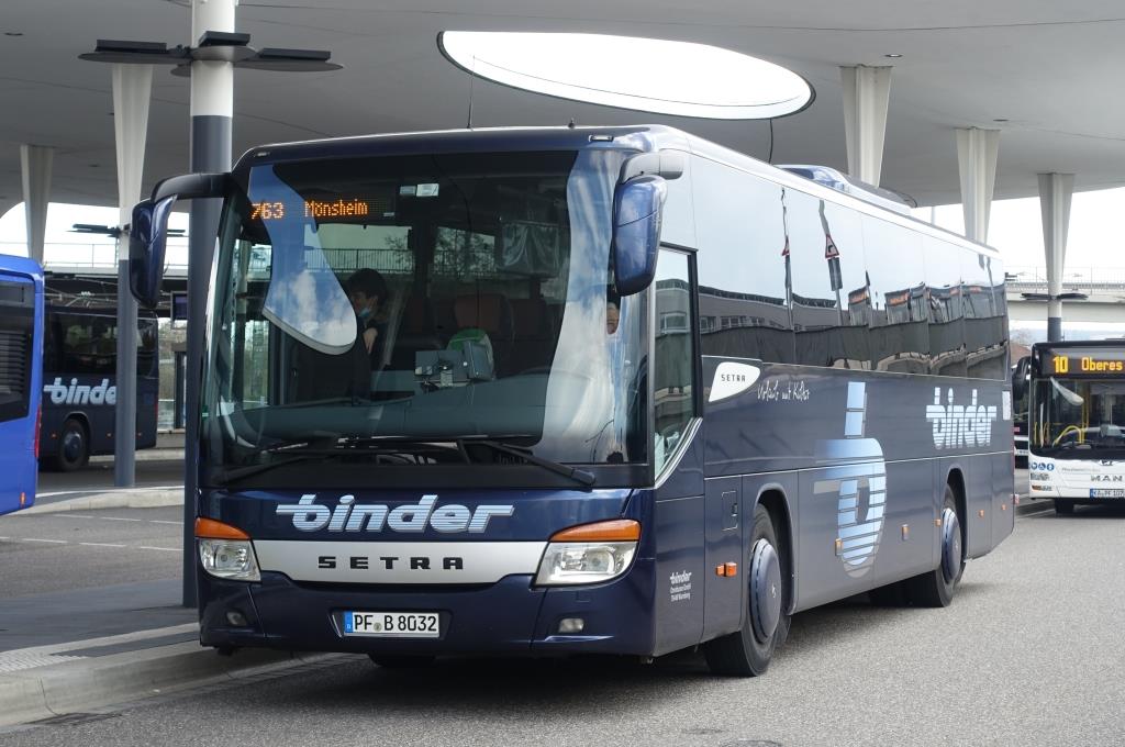 Setra S 415 H  Binder , Pforzheim April 2021