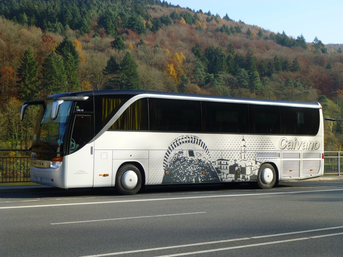 Setra S 415 HD  Caivano , Heidelberg-Schlierbach 23.11.2014
