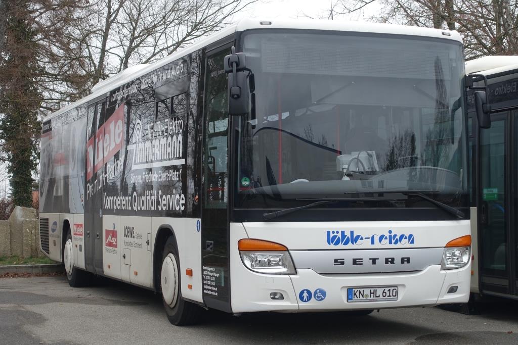 Setra S 415 LE business  Löble , bei Singen Dezember 2018