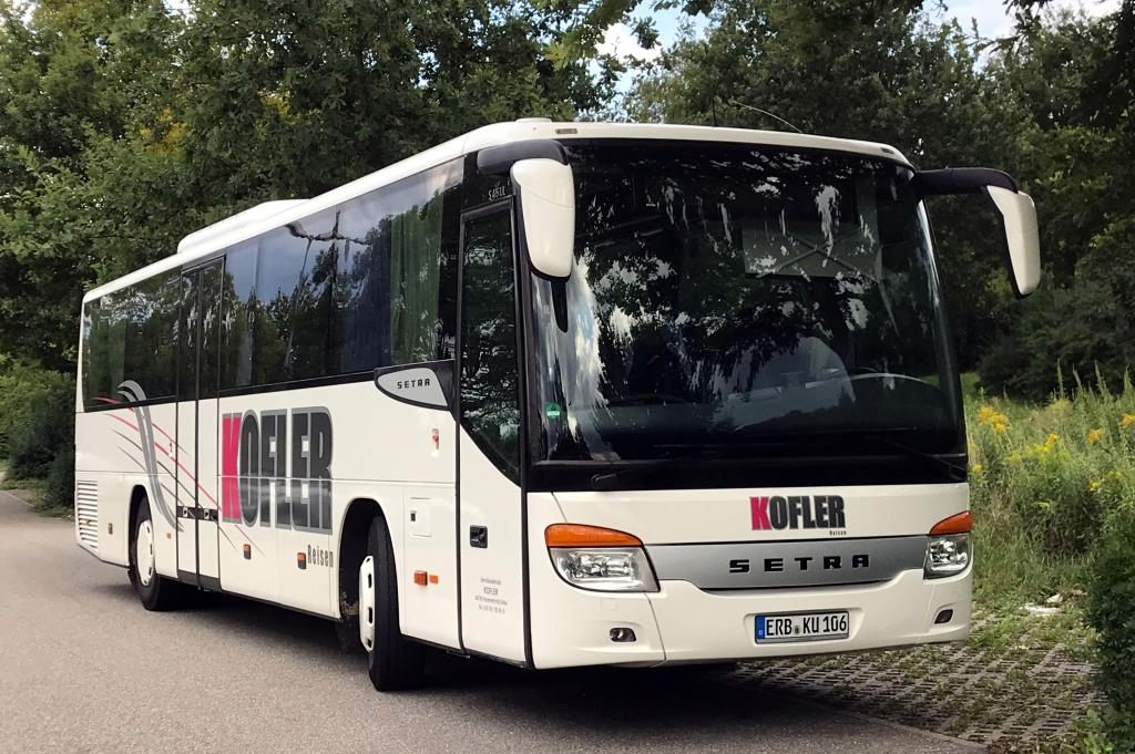 Setra S 415 UL  Kofler , ausgestattet mit WC, Bruchsal August 2019