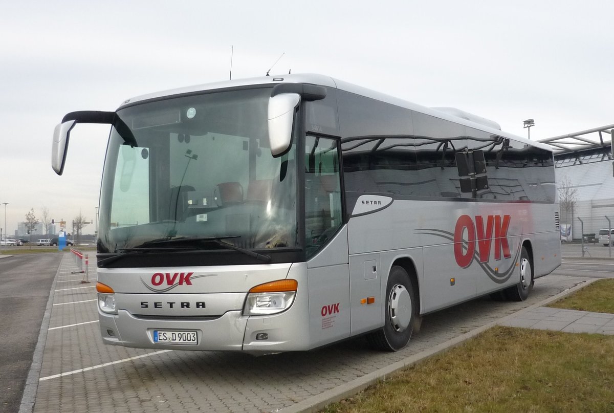 Setra s 415 UL der OVK Kirchheim /Teck an der Messe in Stuttgart