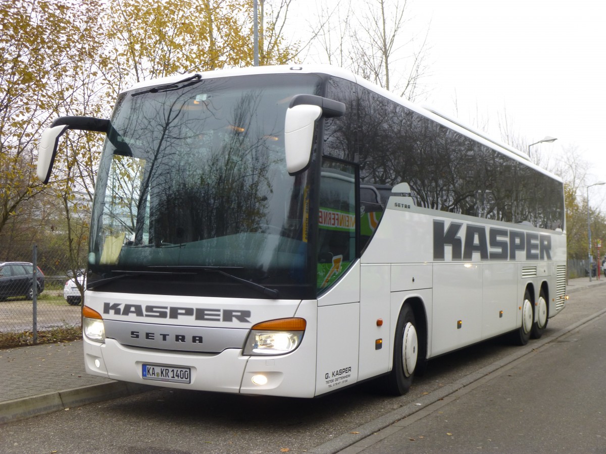 Setra S 416 GT-HD  Kasper , Karlsruhe HBf/ZOB 13.12.2013