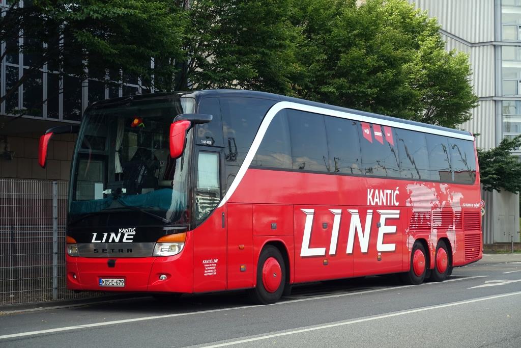 Setra S 416 HDH  Kantic Line , Frankfurt Juli 2020