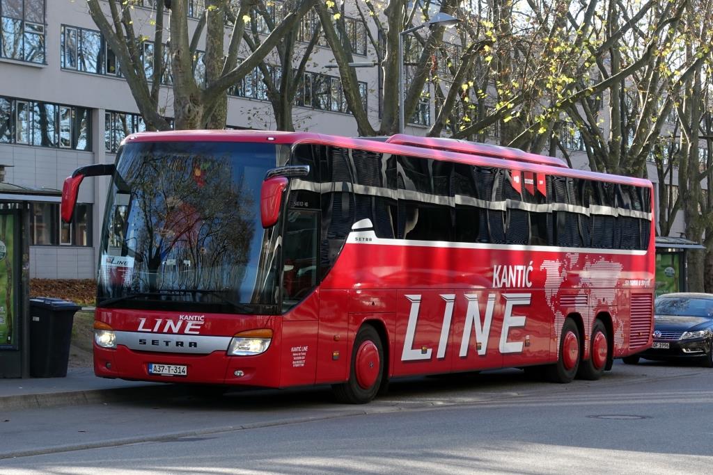 Setra S 417 GT-HD  Kantic Line , Karlsruhe November 2020