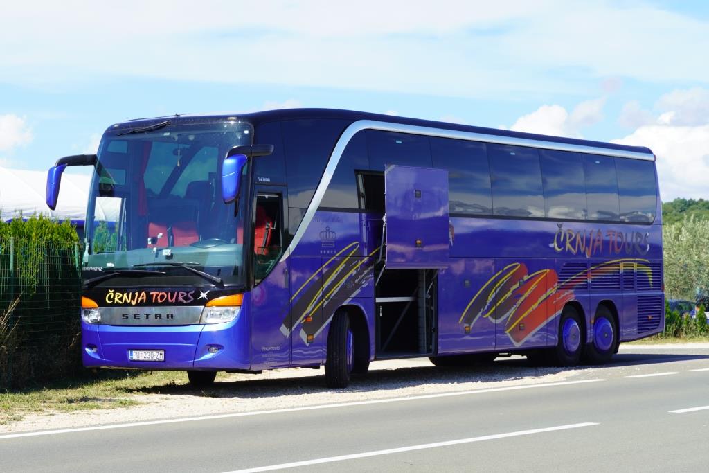Setra S 417 HDH  Crnja , Rovinj/Kroatien August 2021
