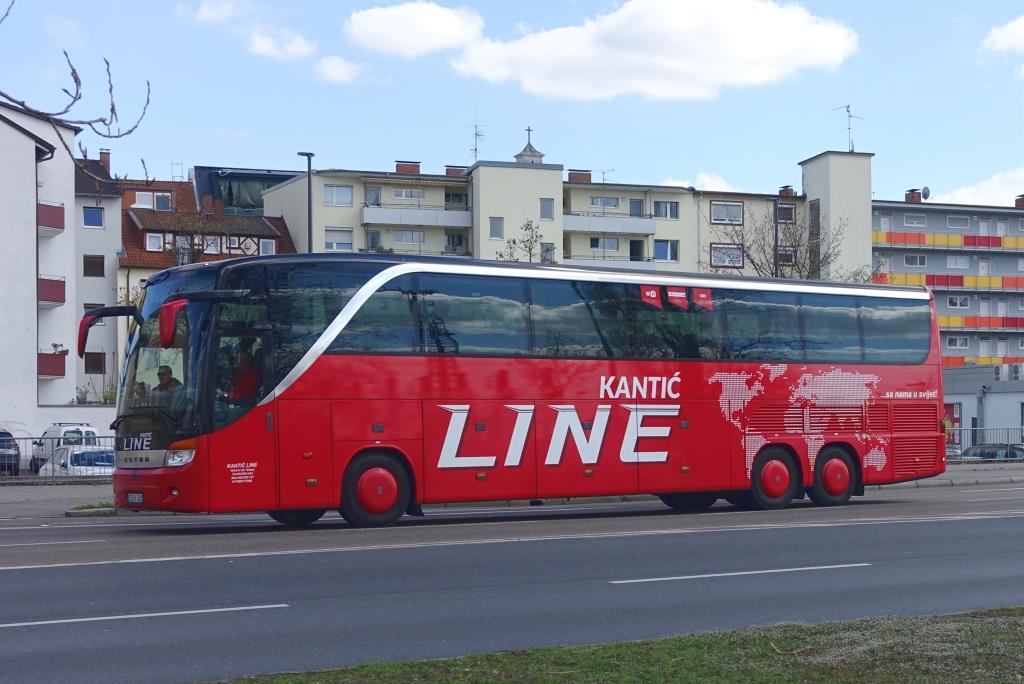 Setra S 417 HDH  Kantic Line , Mannheim März 2019