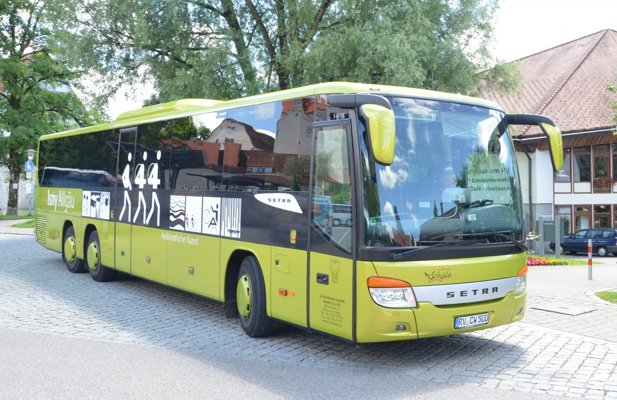 SETRA S 417 UL, Reise und Linienbus von Schüle Reisen in Isny am 24.06.15.