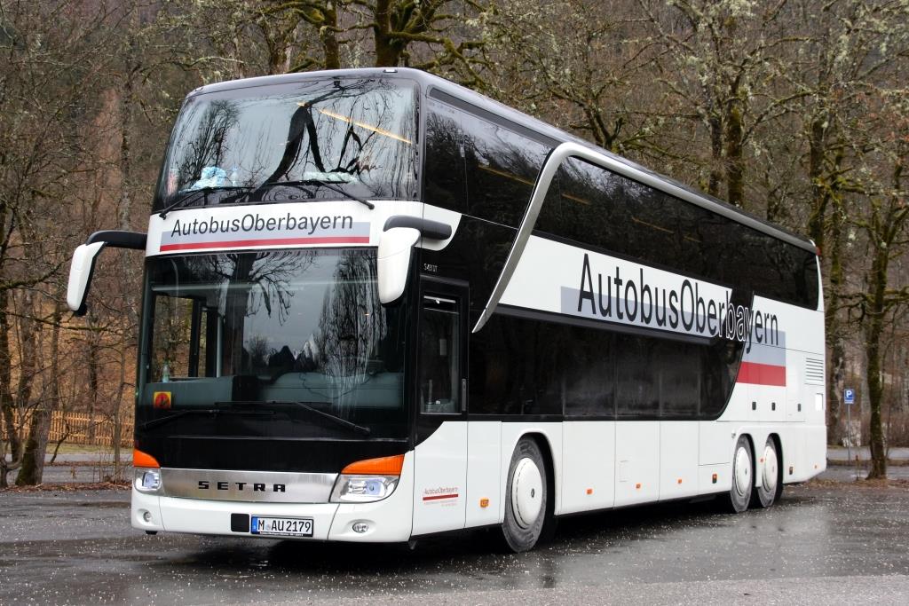 Setra S 431 DT  Autobus Oberbayern , Schloss Linderhof 02.01.2016