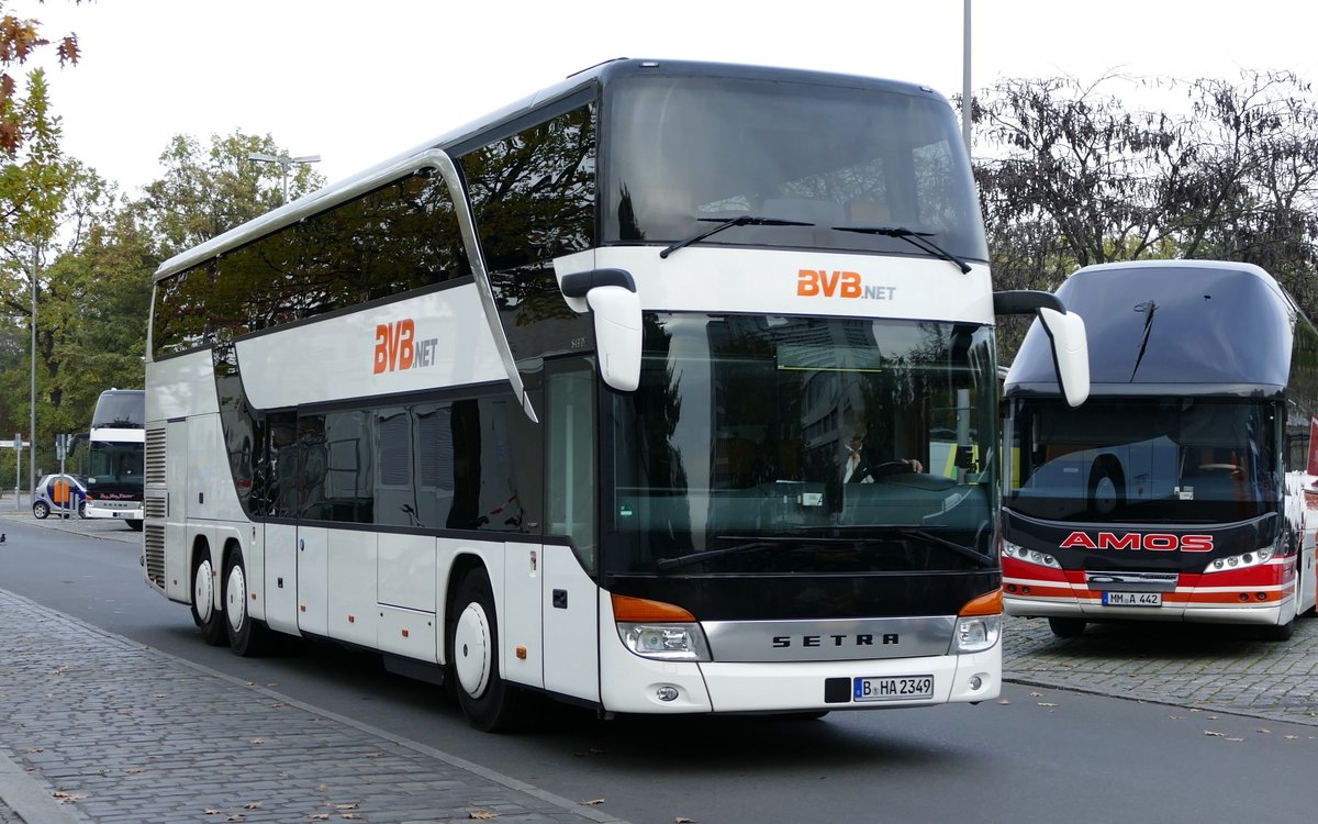Setra S 431 DT, BVB.net-Bus Verkehr Berlin, Berlin im November 2019.