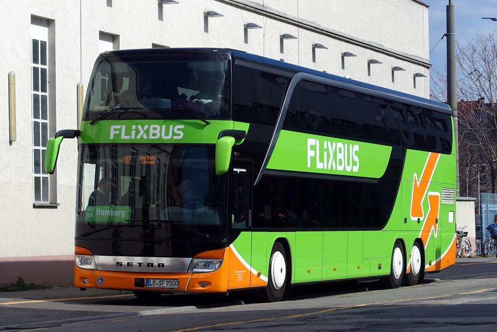 Setra S 431 DT  Flixbus - Stiefvater , Heidelberg März 2019
