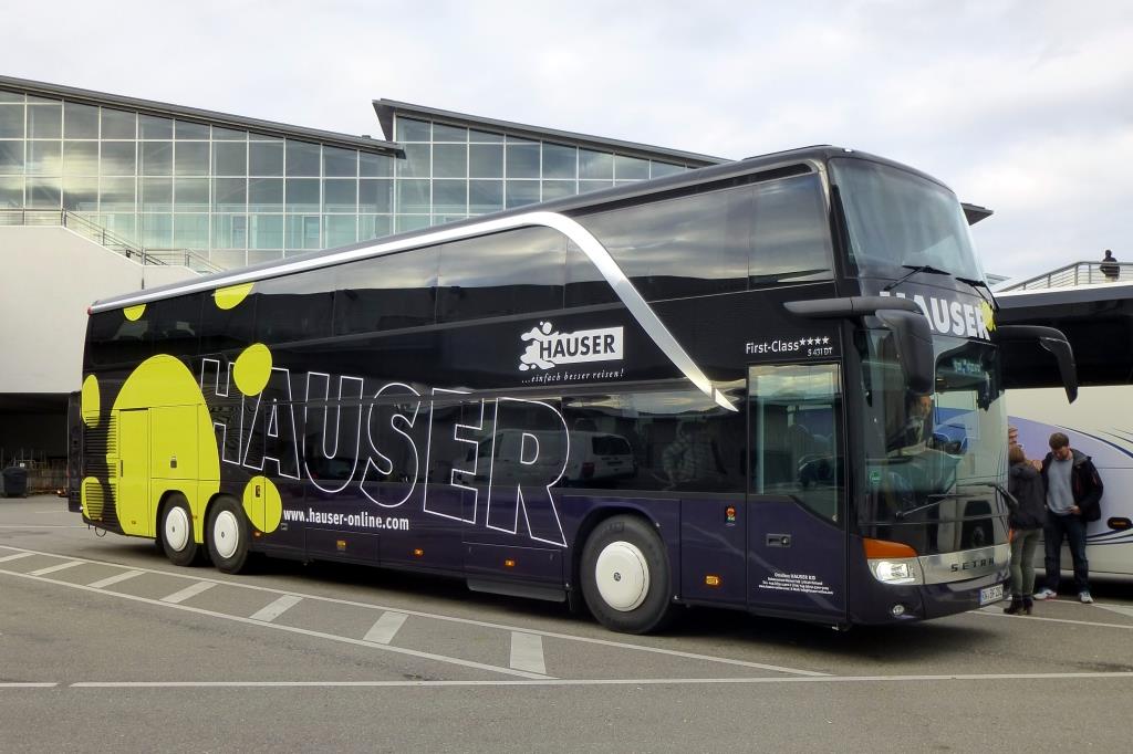 Setra S 431 DT  Hauser , Stuttgart Flughafen 06.11.2015