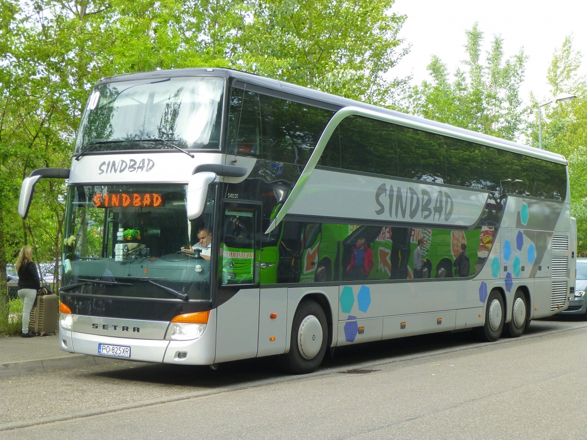 Setra S 431 DT  Sindbad , Karlsruhe HBf/ZOB 08.05.2014