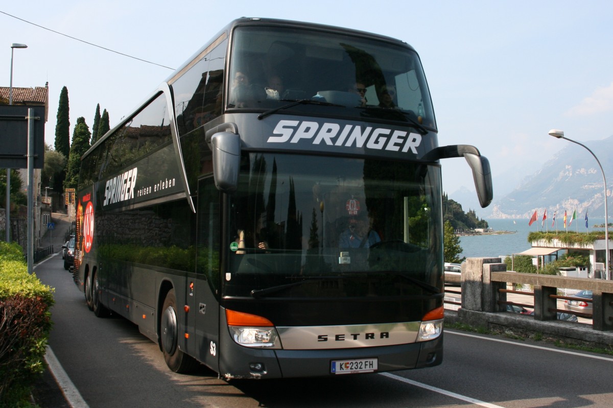 Setra S 431 DT  Springer , Malcesine am Gardasee/Italien 01.09.2013