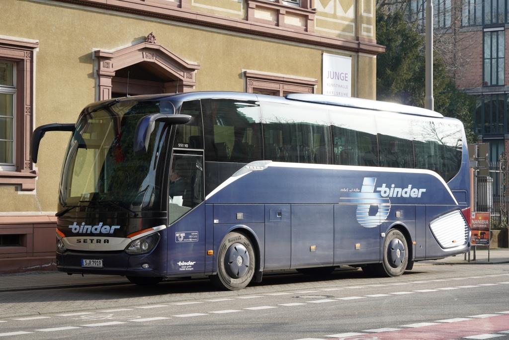 Setra S 511 HD  Binder , Karlsruhe Januar 2020