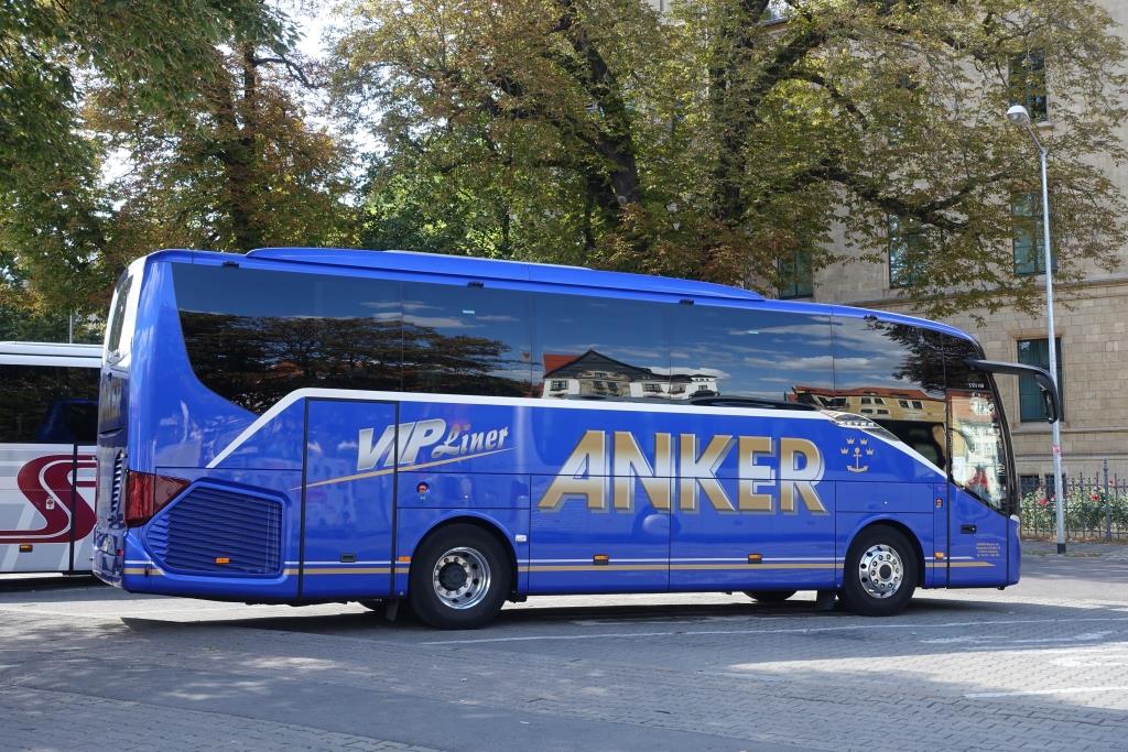 Setra S 511 HD mit Hecktür  Anker , Erfurt August 2018