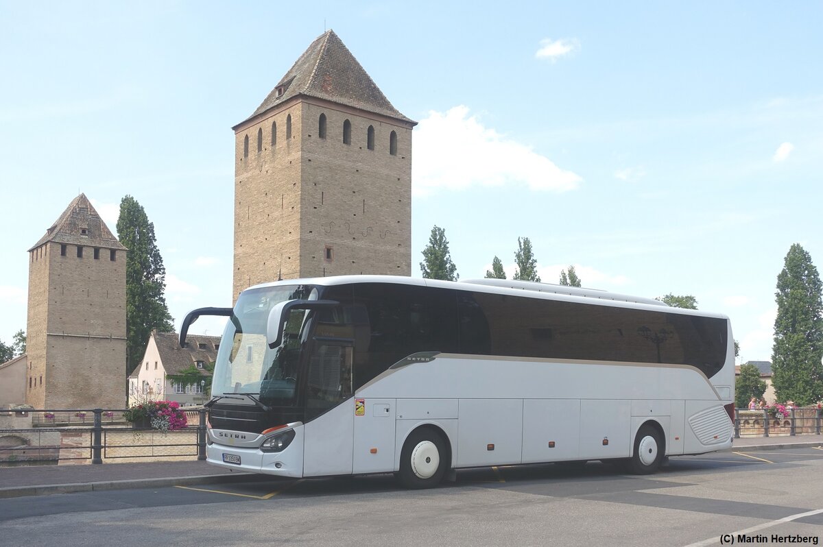 Setra S 515 HD aus Bulgarien, Wissembourg/F Juni 2023