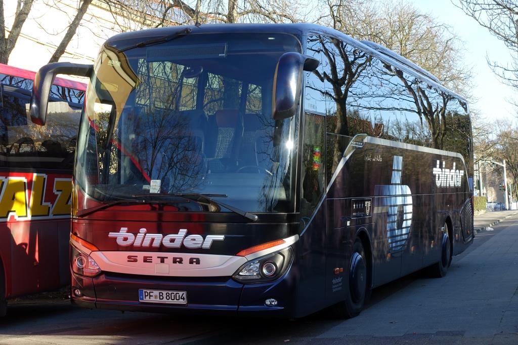 Setra S 515 HD  Binder , Bruchsal Februar 2019