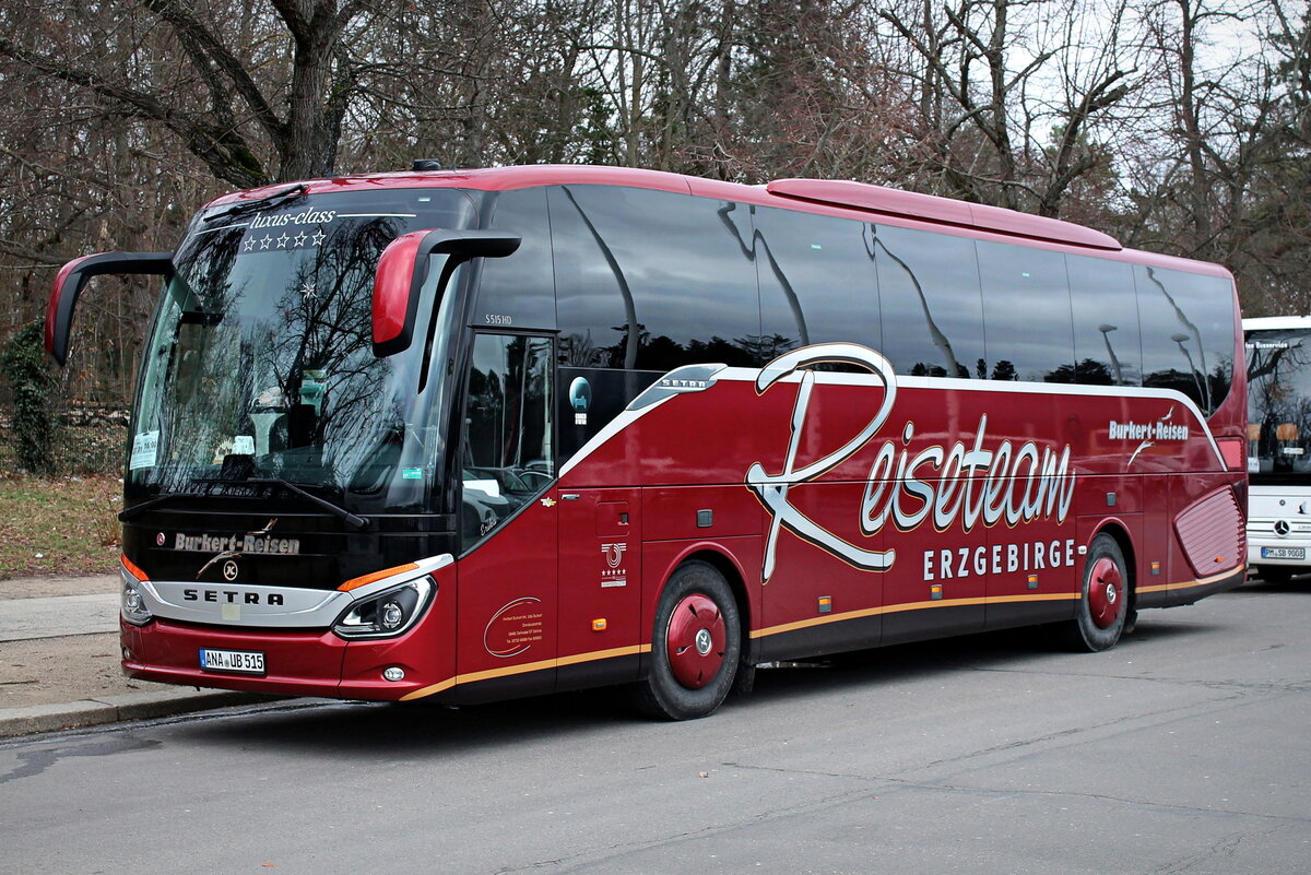 Setra S 515 HD_ Burkert-Reisen/ Reiseteam Erzgebirge. Berlin im Januar 2024.