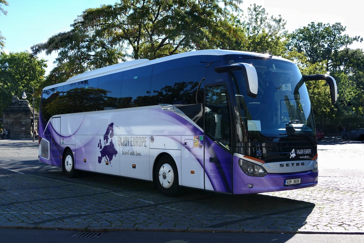 Setra S 515 HD, ''Enjoy Europe'' /CZ. Berlin im  September 2025.