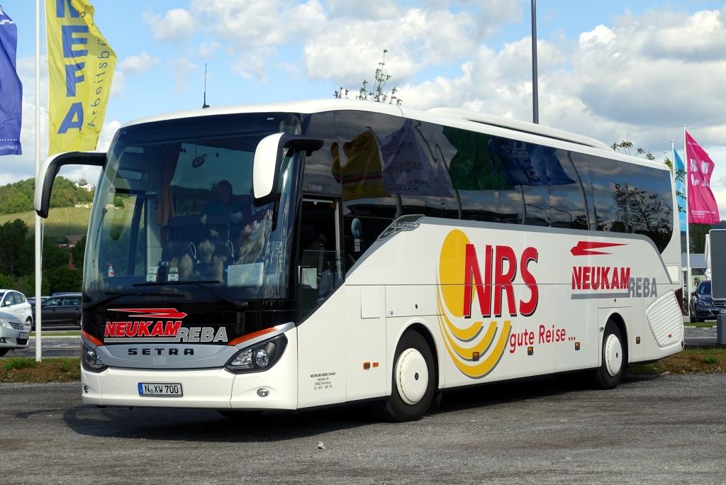 Setra S 515 HD  NRS Neukam Reba , Bundesgartenschau Heilbronn Mai 2019