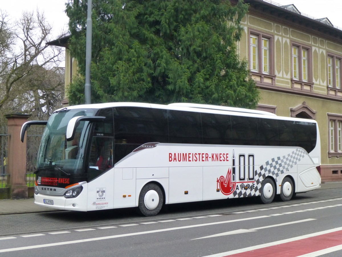 Setra S 516 HD  Baumeister Knese , Karlsruhe 23.01.2015